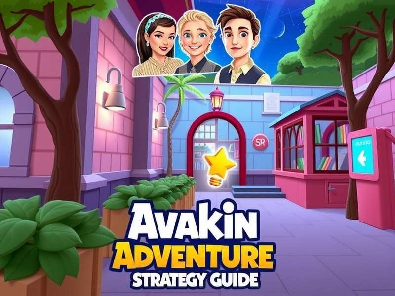 Avakin School Adventure Main Gameplay